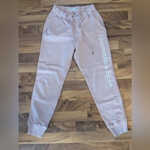 🩷 Abercrombie & Fitch Soft AF Collection Baby Pink Sweatpants Joggers
